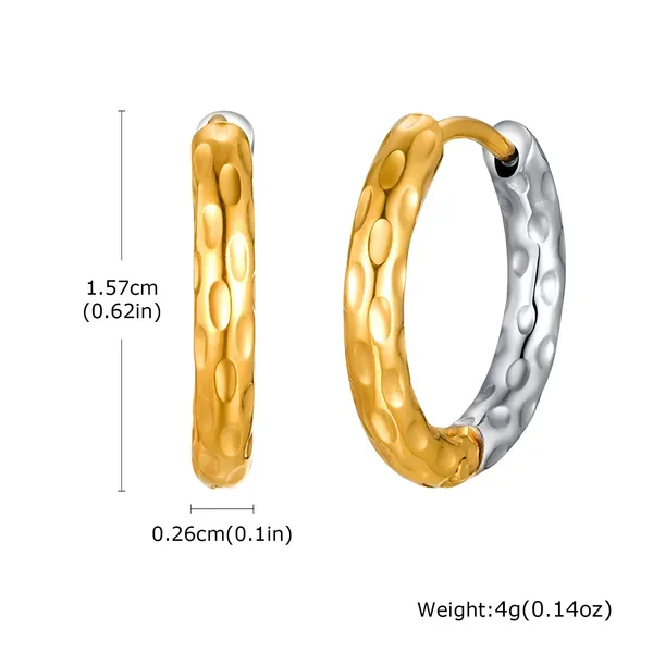 Gold_Dual_Tone_Mini_Earrings_For_Women